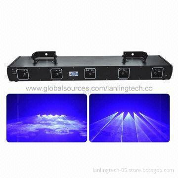 5-head Blue Laser Stage Light for Disco DJ Club Lighting